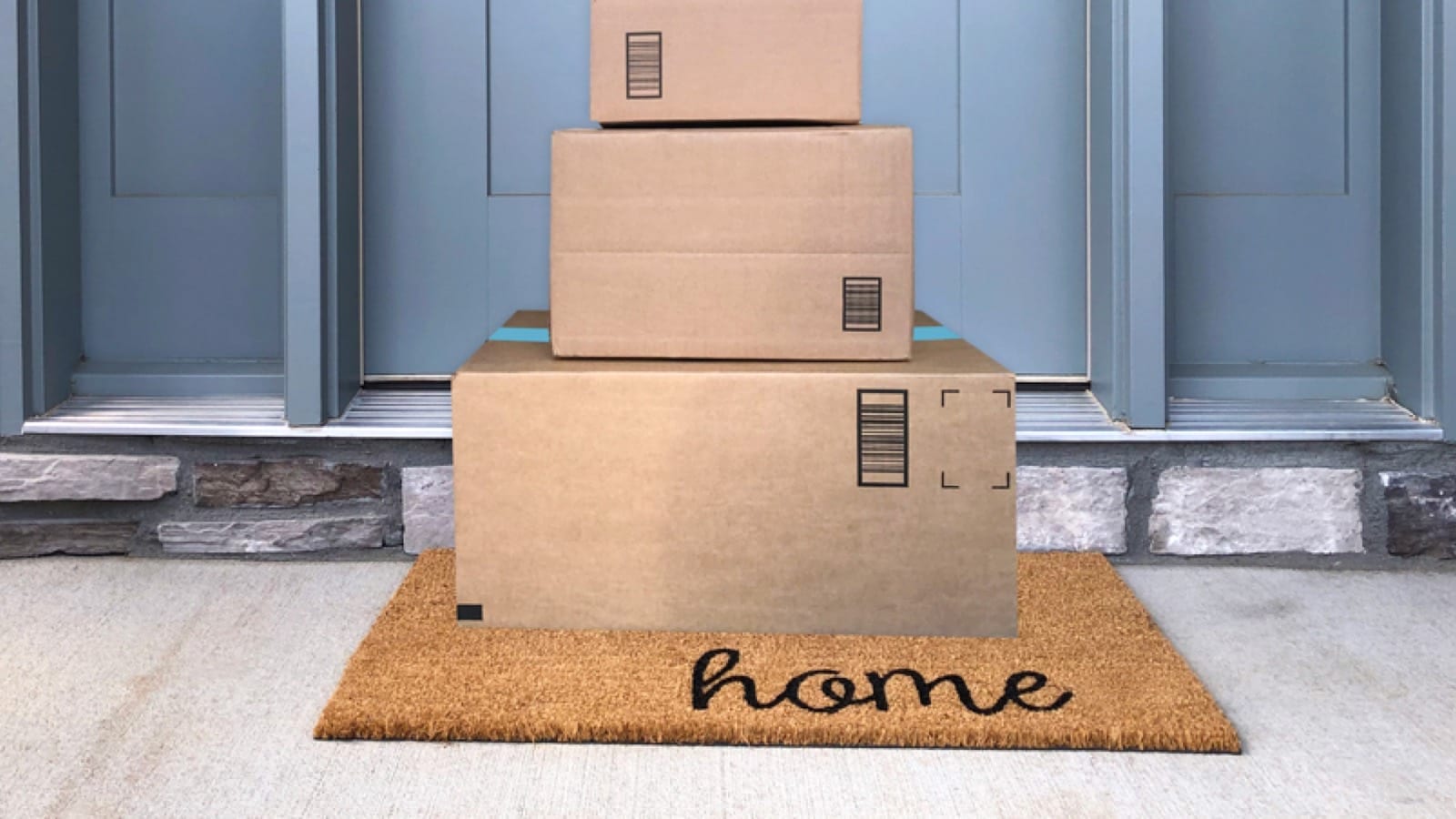packages on doorstep packages on doorstep
